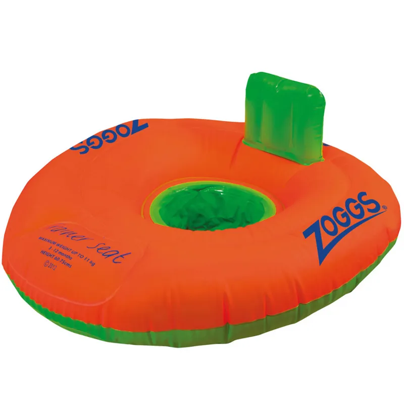 Zoggs Kids' Inflatable Trainer Seat 3-12 Months Orange